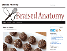 Tablet Screenshot of braisedanatomy.com